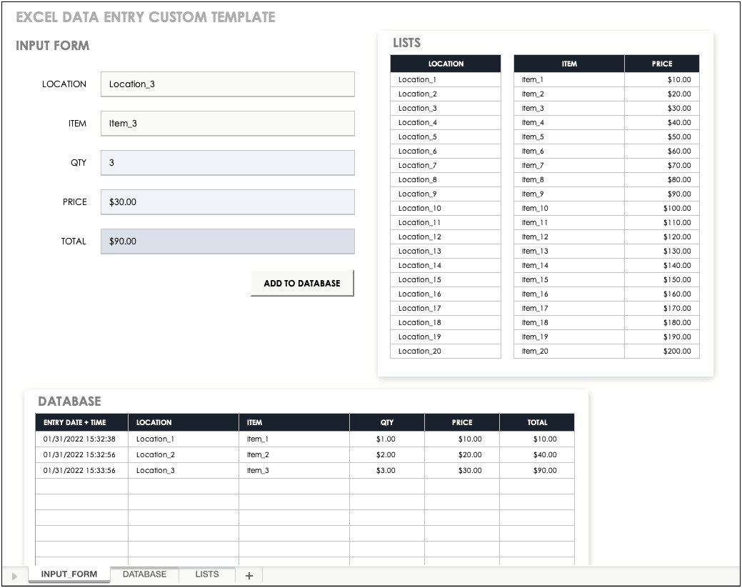 Employee Database In Excel Template Free Download