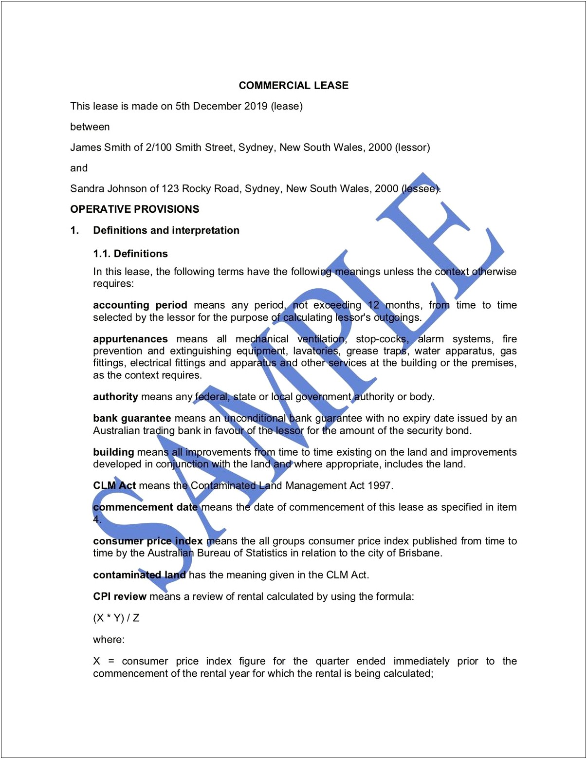 Employment Contract Template Free Download Australia