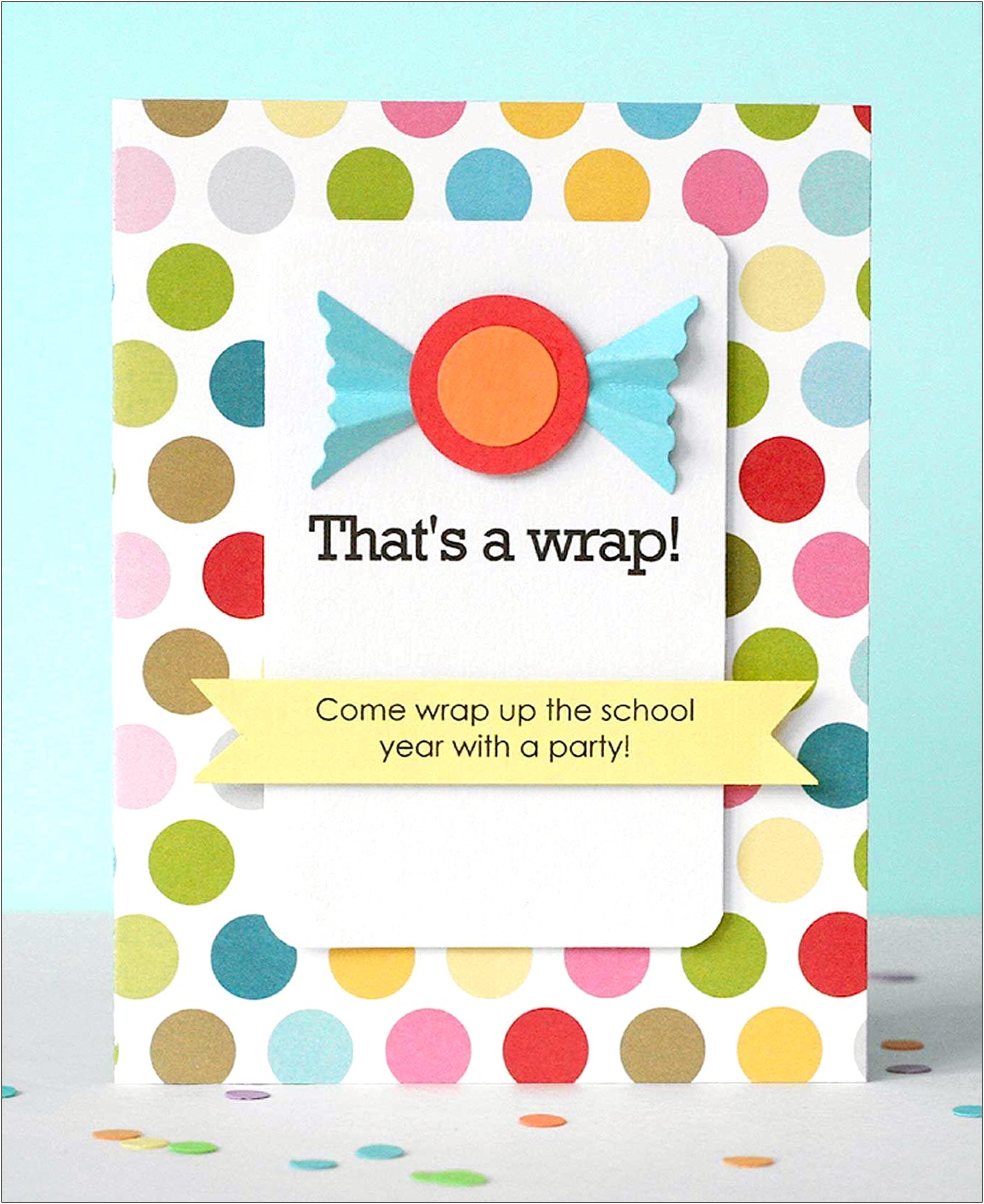 End Of School Year Invitation Template Free