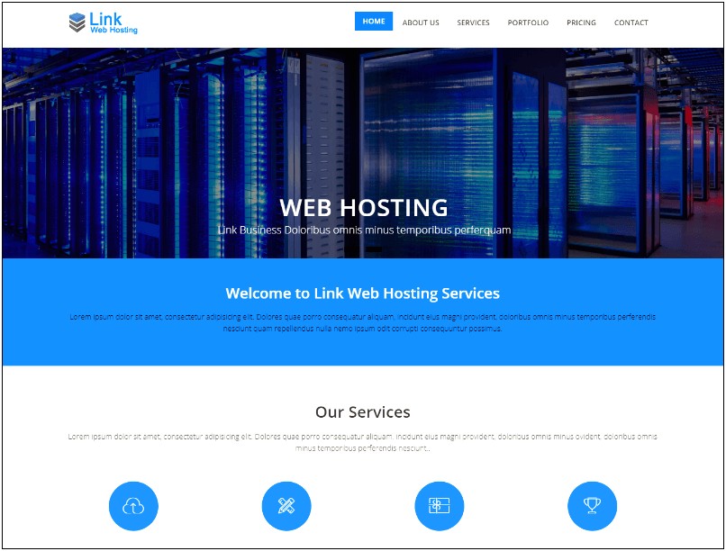 Engine Hosting Html Template Free Download
