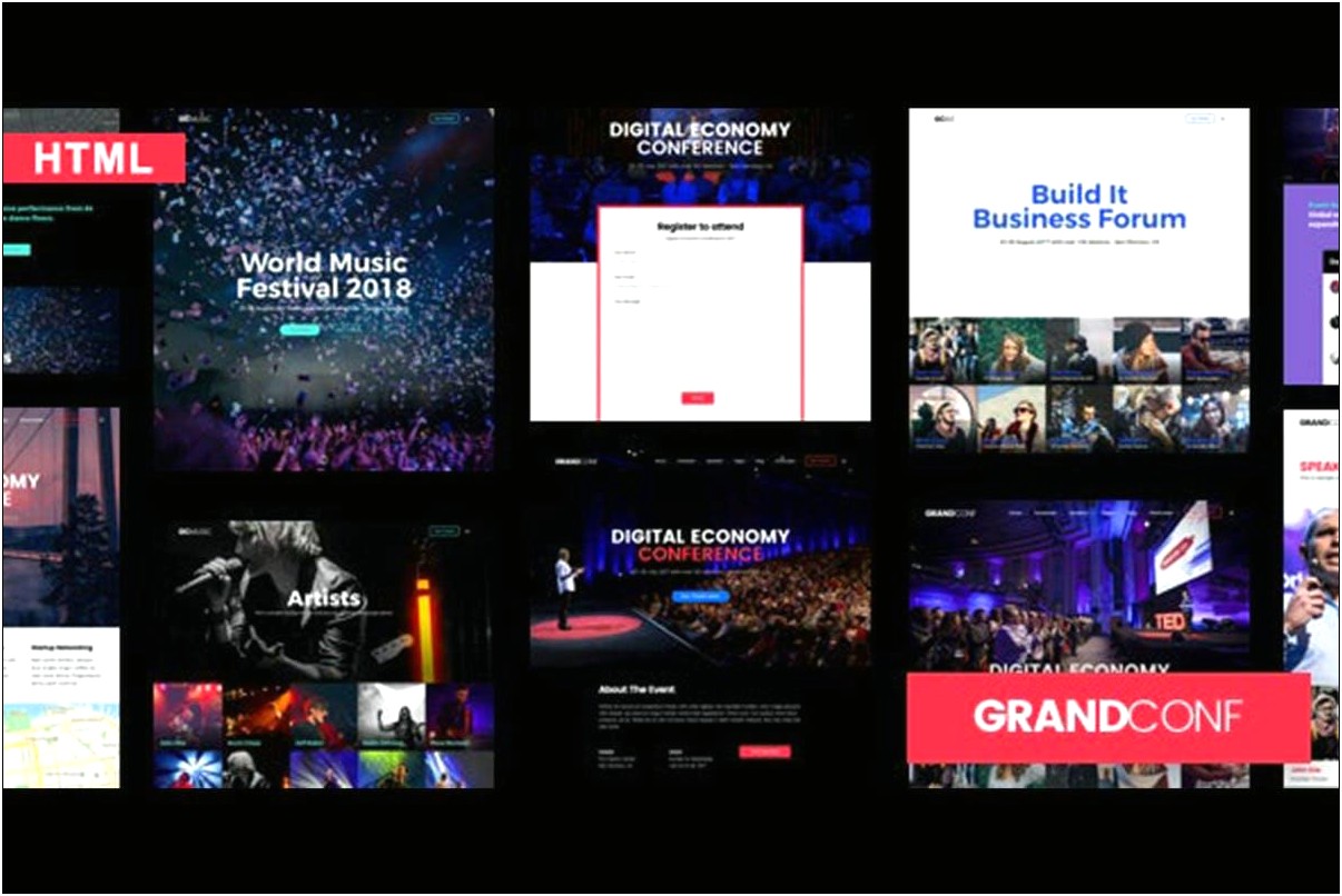 Event Event & Conference Html Template Free Download