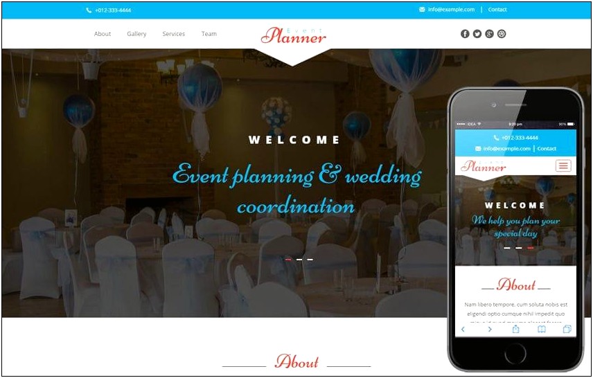 Event Management Css Templates Free Download