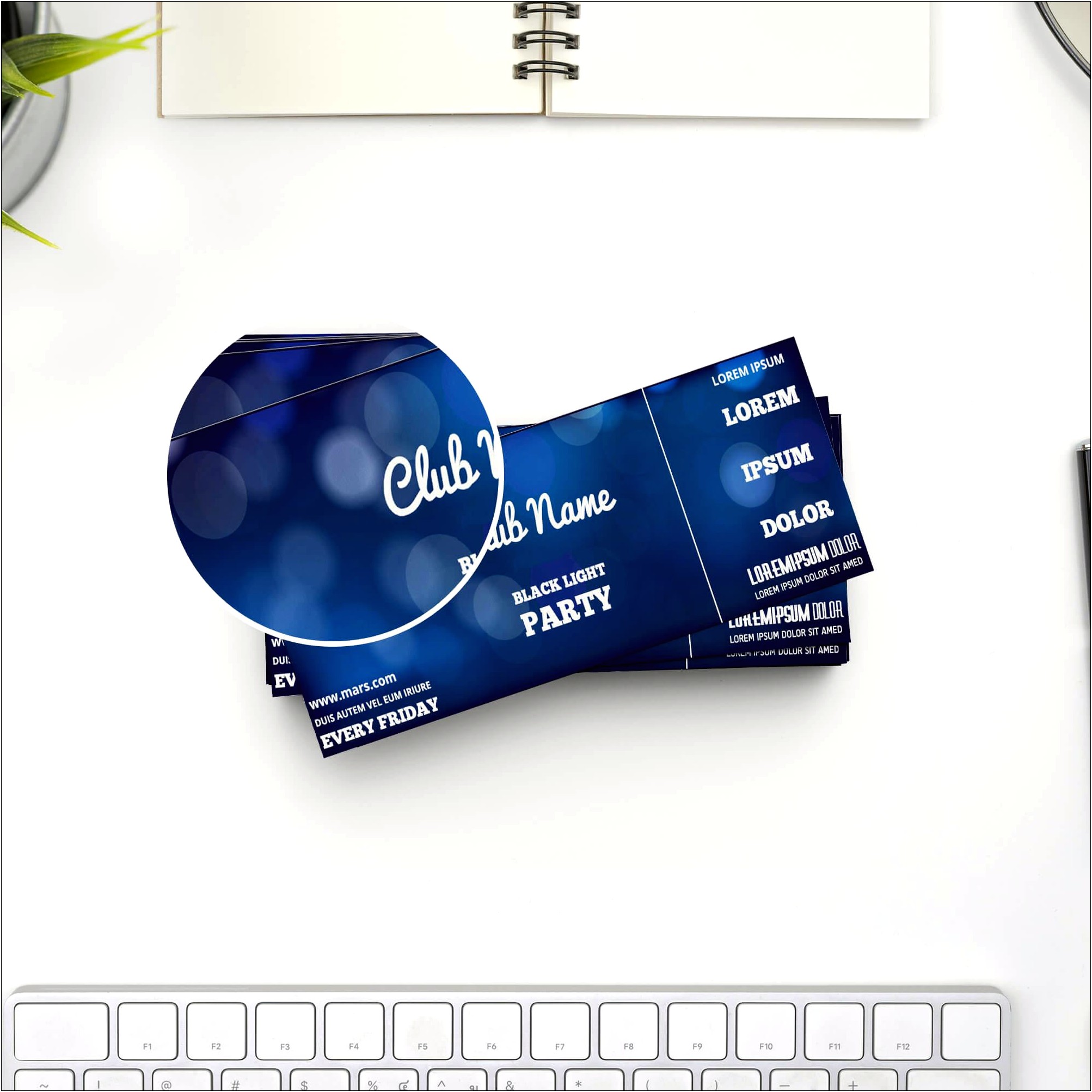 Event Ticket Template Free Download Psd