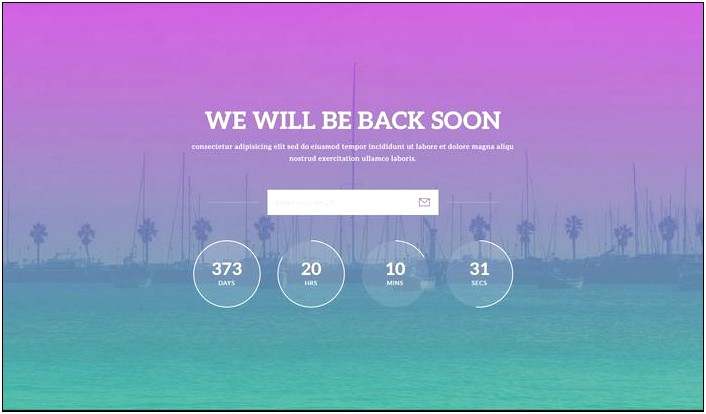 Ex Responsive Under Construction Template Free Download