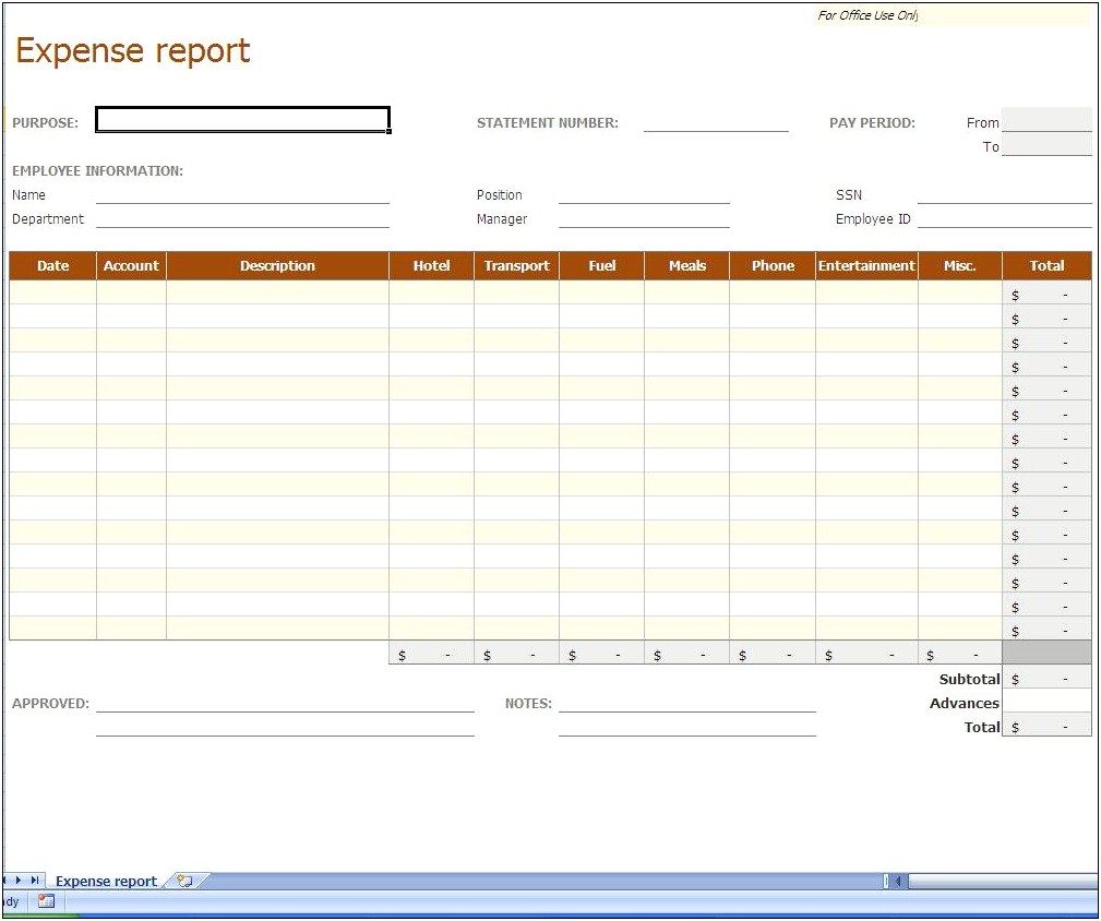 Excel Templates For Small Business Free To Use