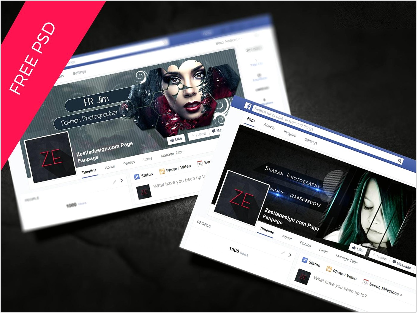 Facebook Timeline Cover Template Psd Free