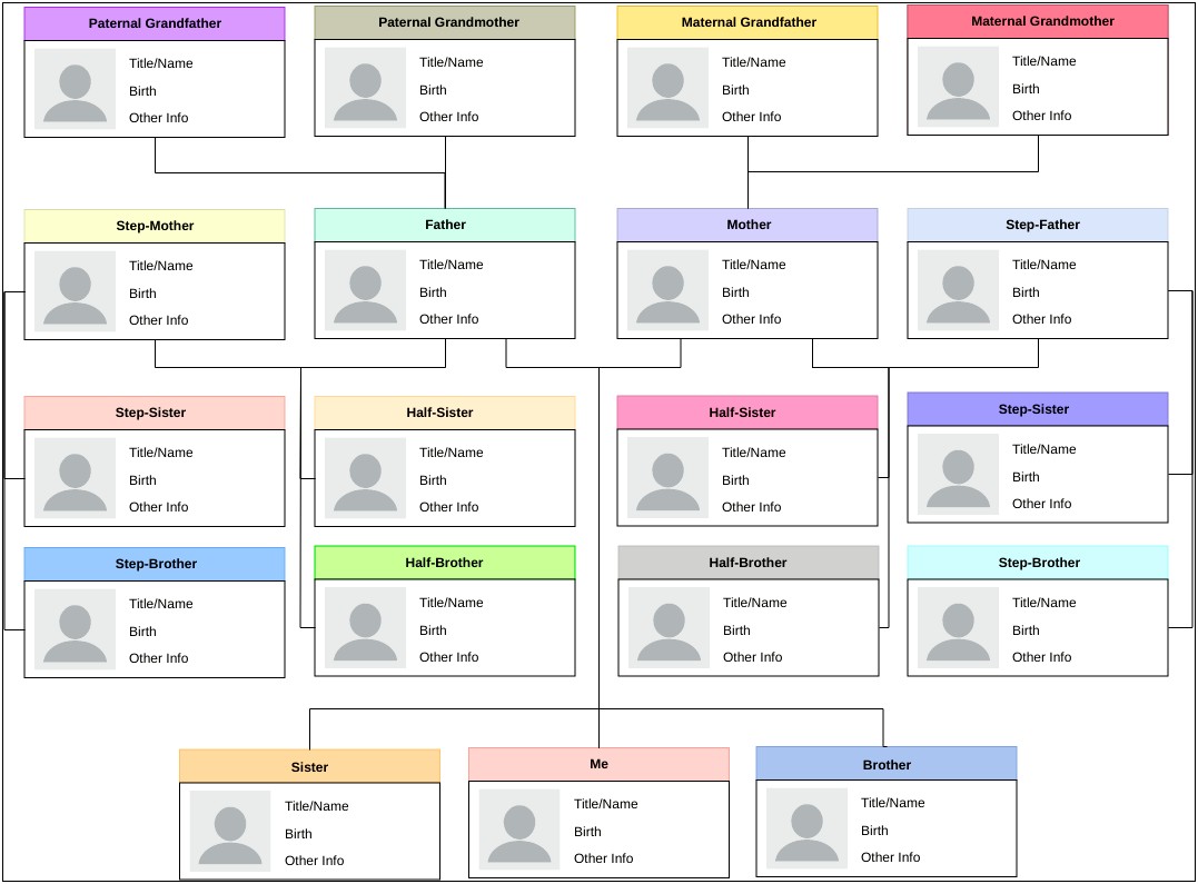 Family Tree Template For Excel Free
