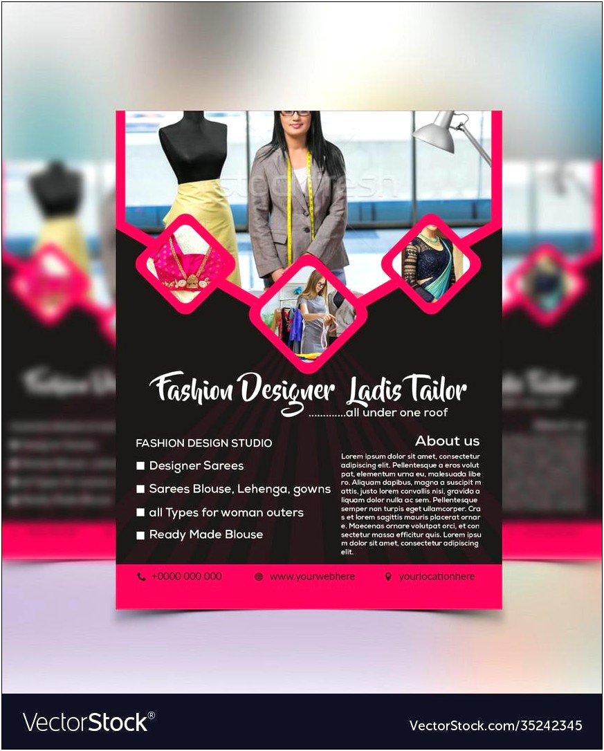 Fashion Design Flyer Template Free Download