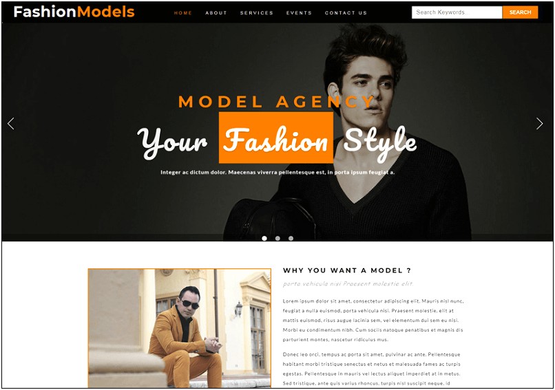 Fashion Designing Web Templates Free Download