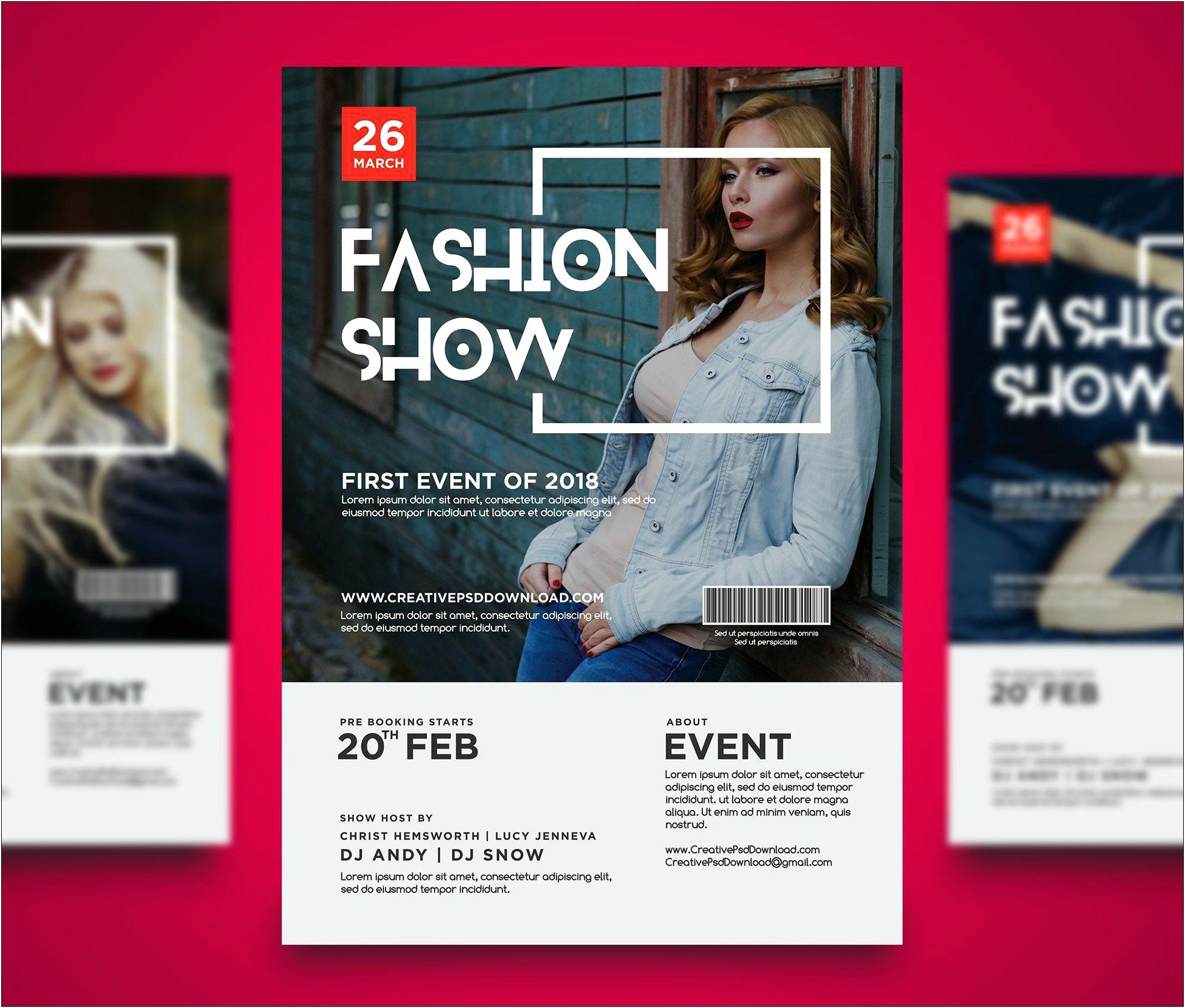 Fashion Show Poster Templates Free Download