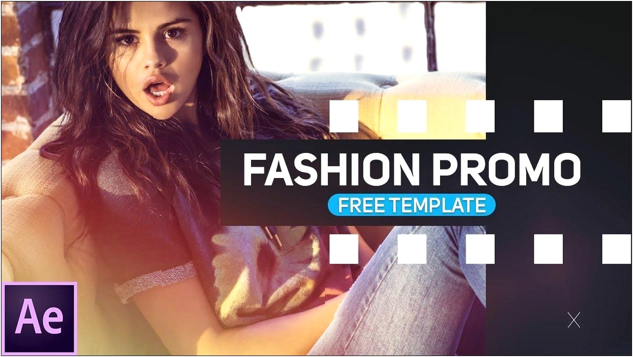 Fashion Slideshow After Effects Template Free Download