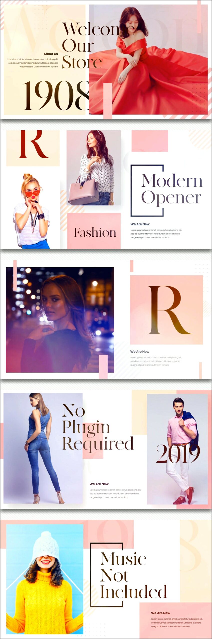Fashion Store After Effects Template Free Download