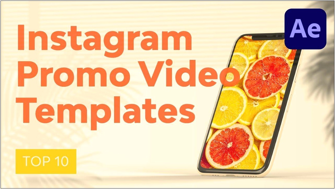 Fast Instagram Promo After Effects Template Free