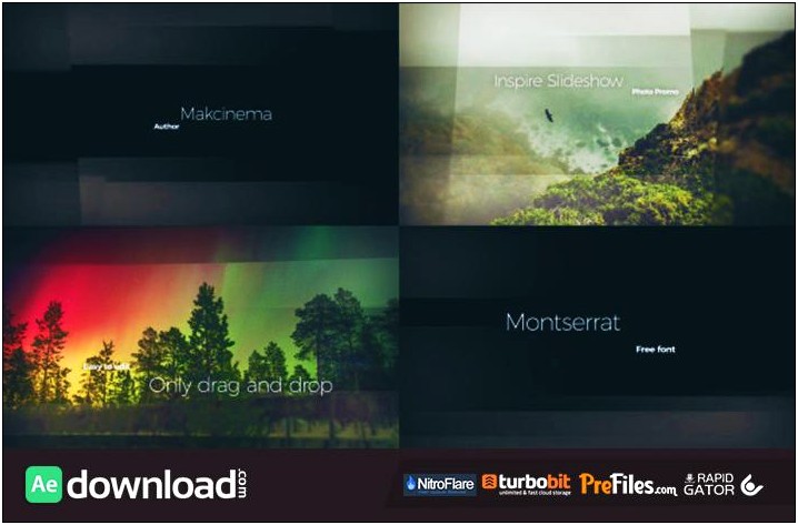 Fast Promo Slideshow After Effects Template Free Download