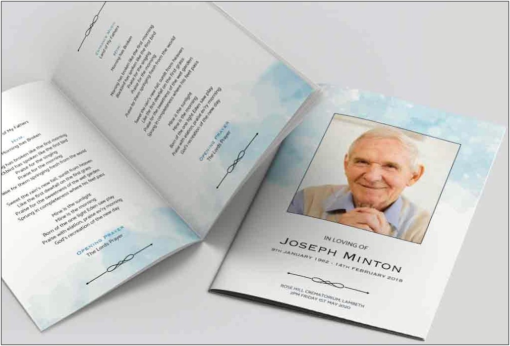Fill In The Blank Obituary Template Free Download
