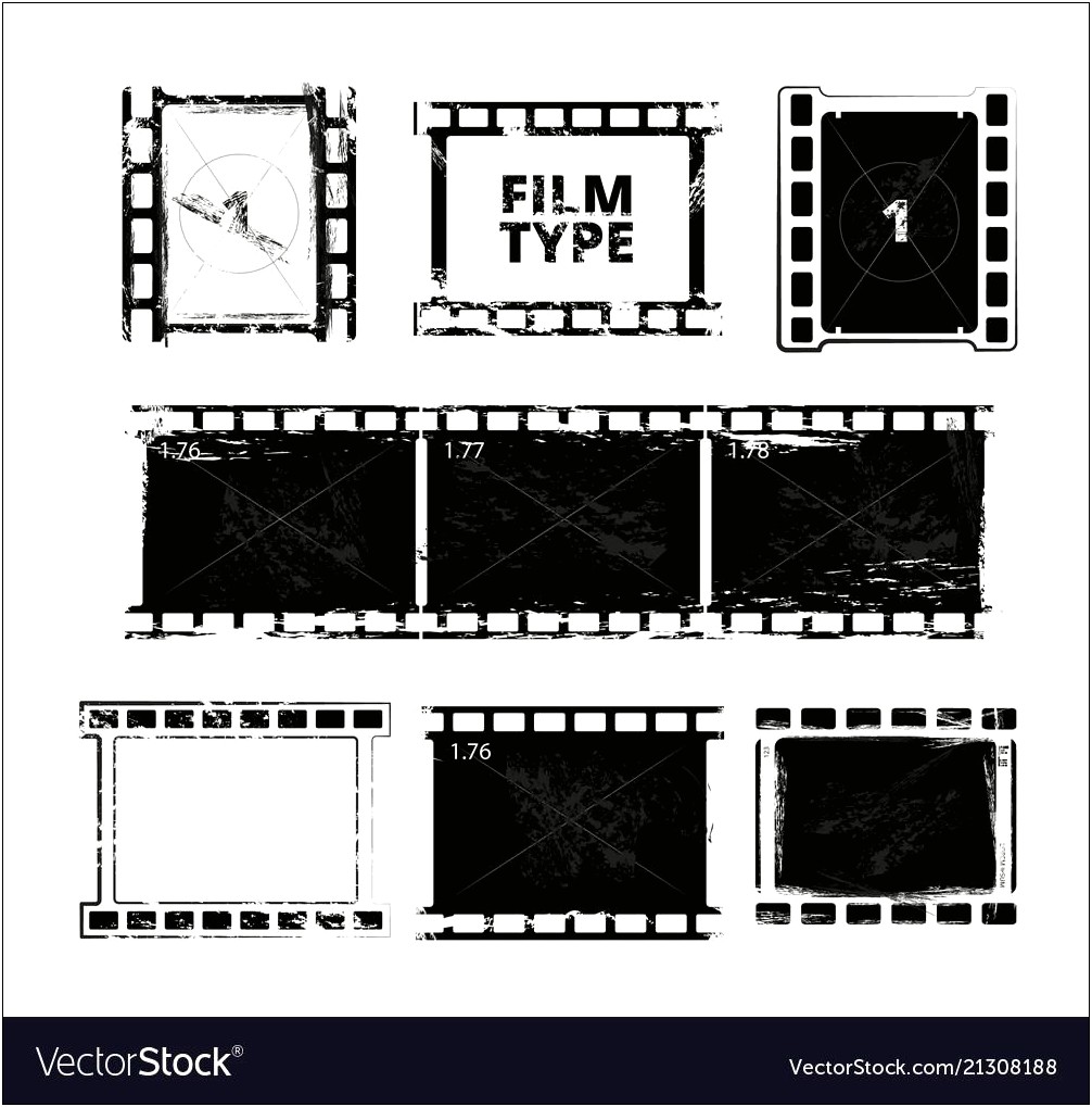 Film Strip Template For Photos Free