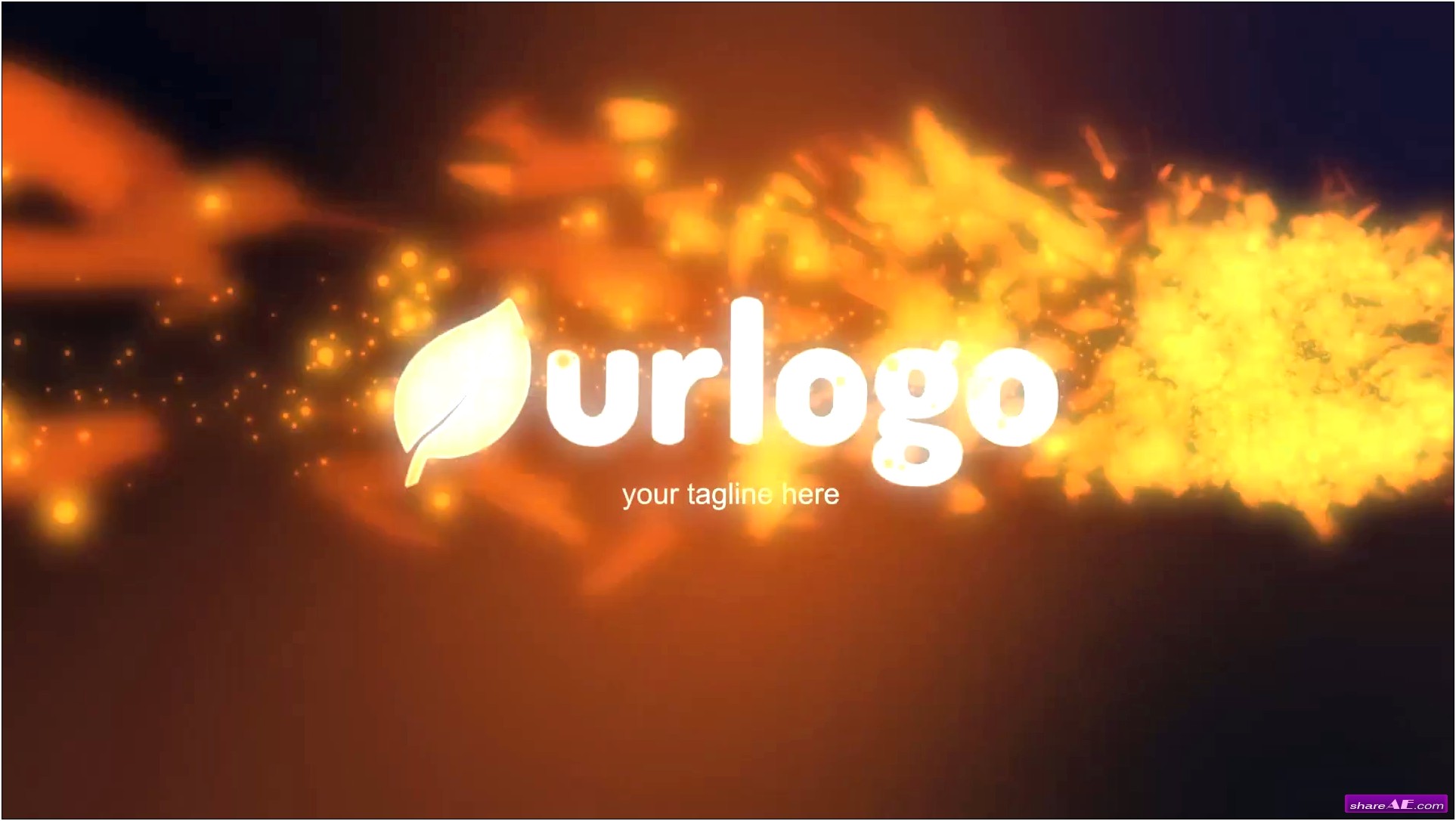 Fire Logo After Effects Template Free