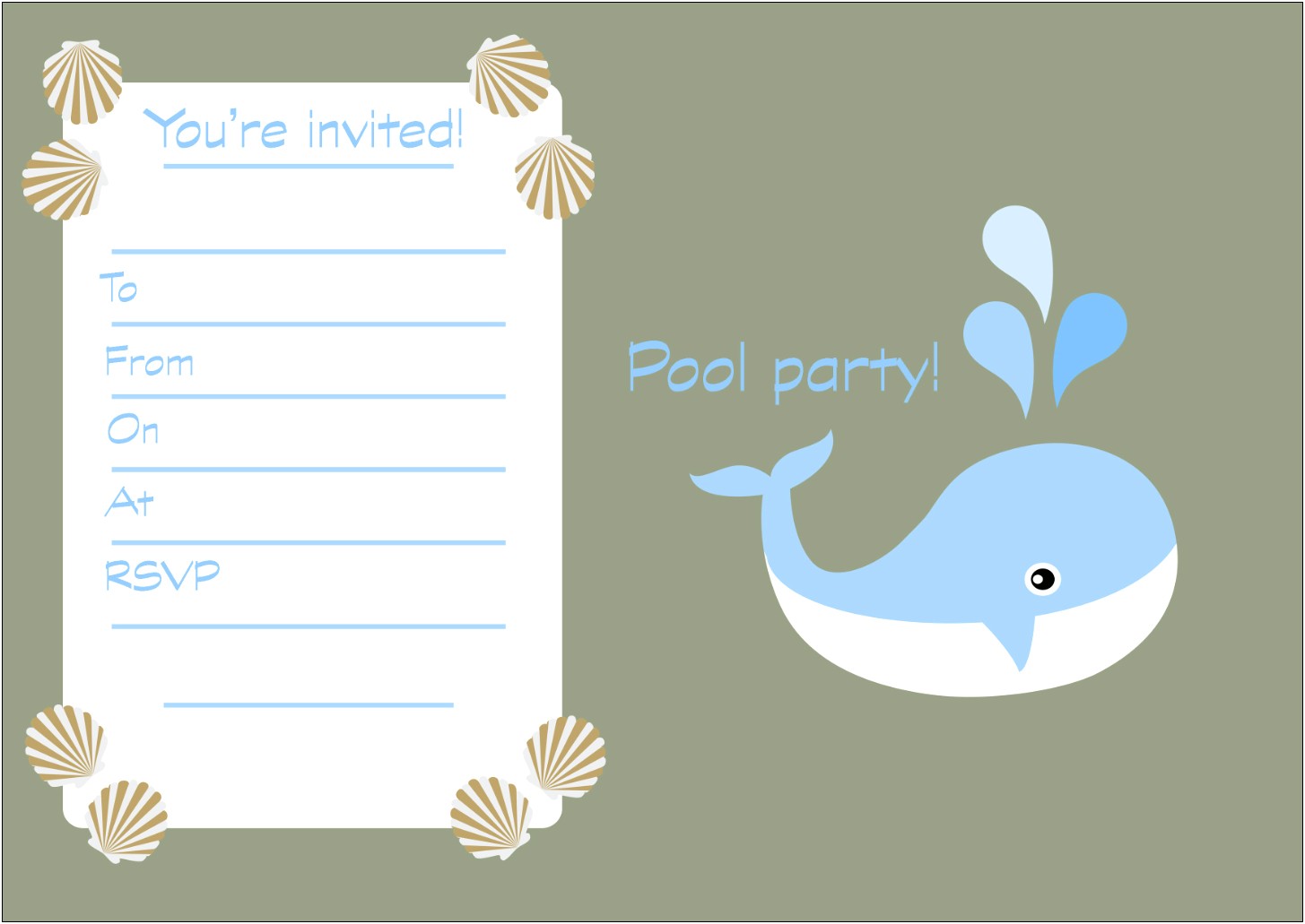 Fish Fry Party Invitation Template Free Download