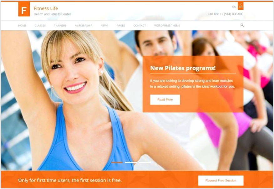 Fitness Life Gym Fitness Html Template Free Download