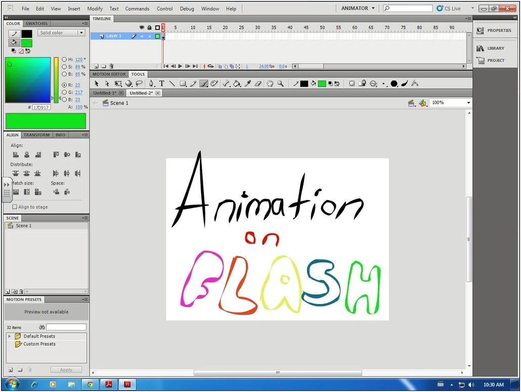 Flash 8 Animation Templates Free Download