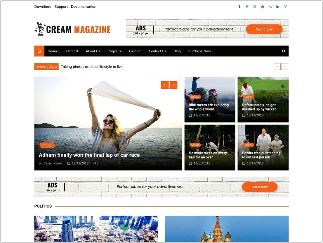 Flash Web Page Templates Free Download