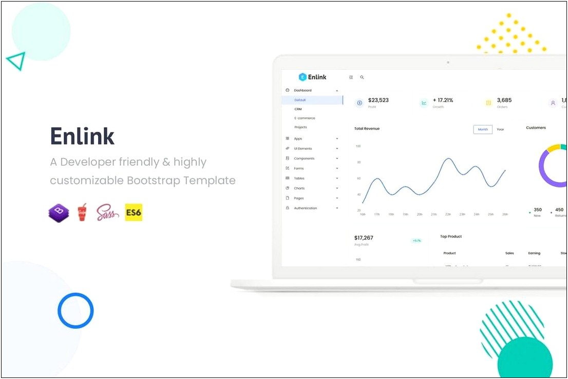 Flat V 3 Free Bootstrap Admin Template