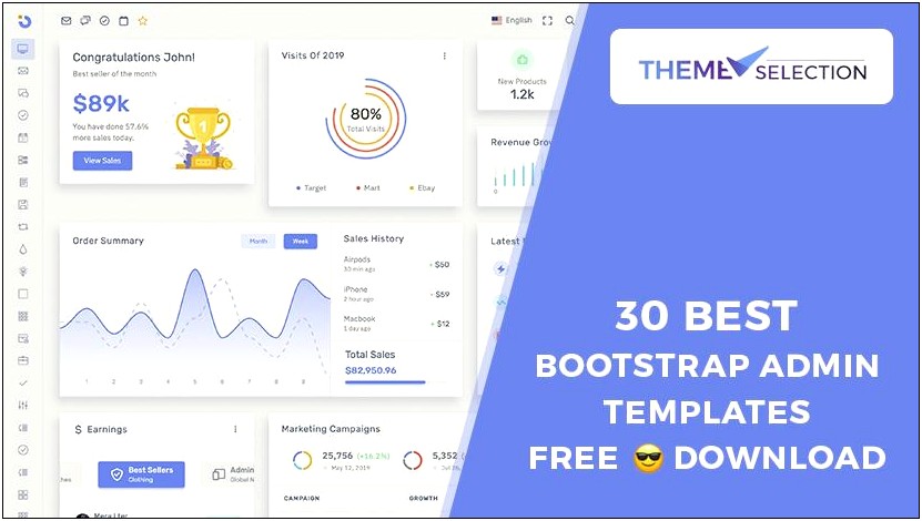Flat V.3 Free Bootstrap Admin Template Download