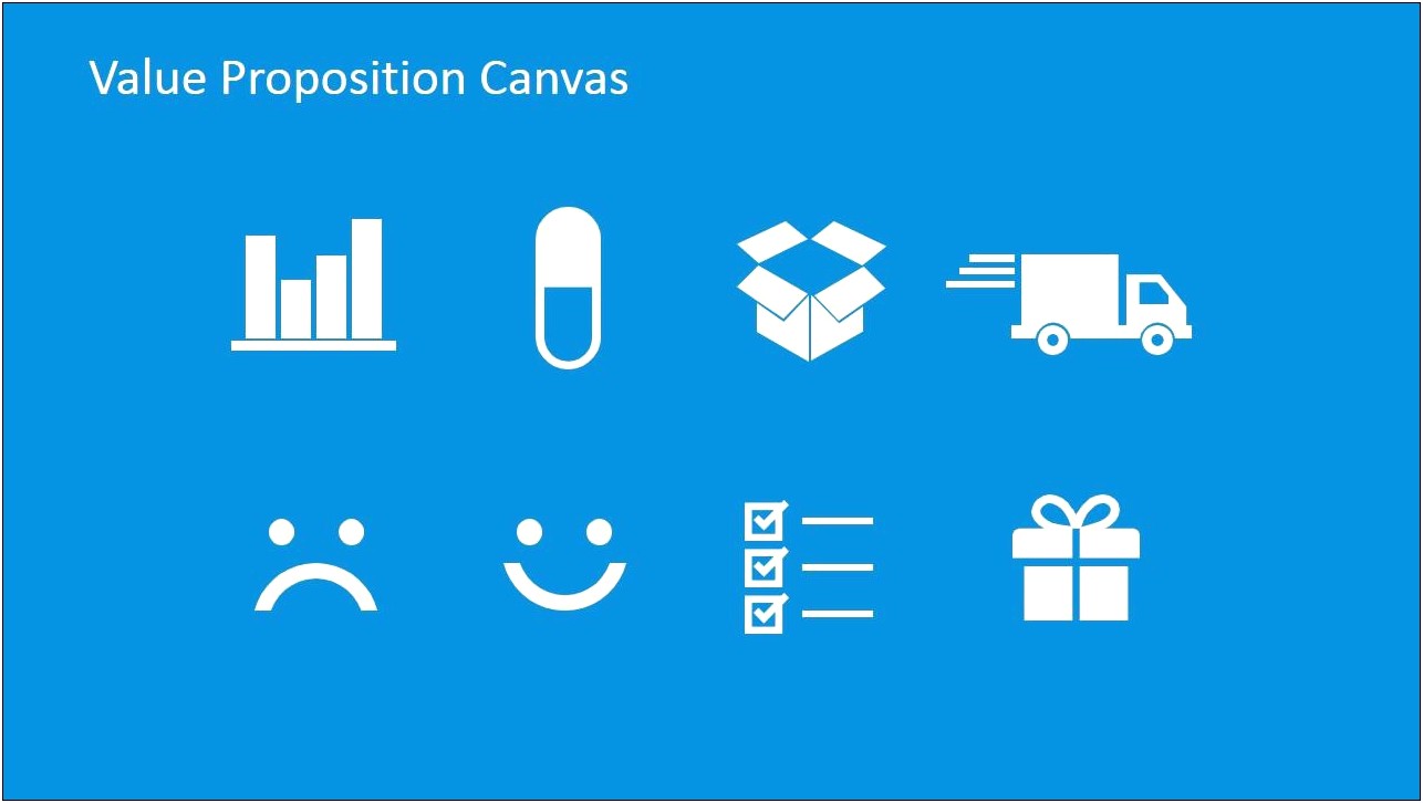 Flat Value Proposition Canvas Powerpoint Template Free
