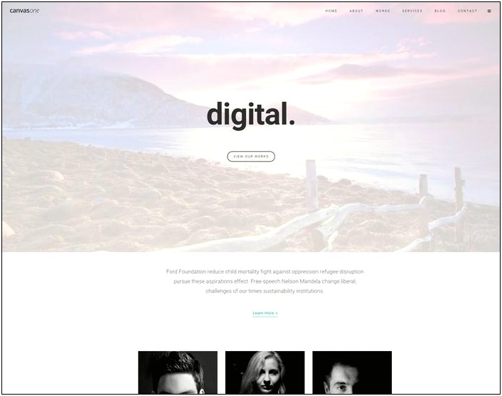 Flatible Single Page Html5 Template Free Download