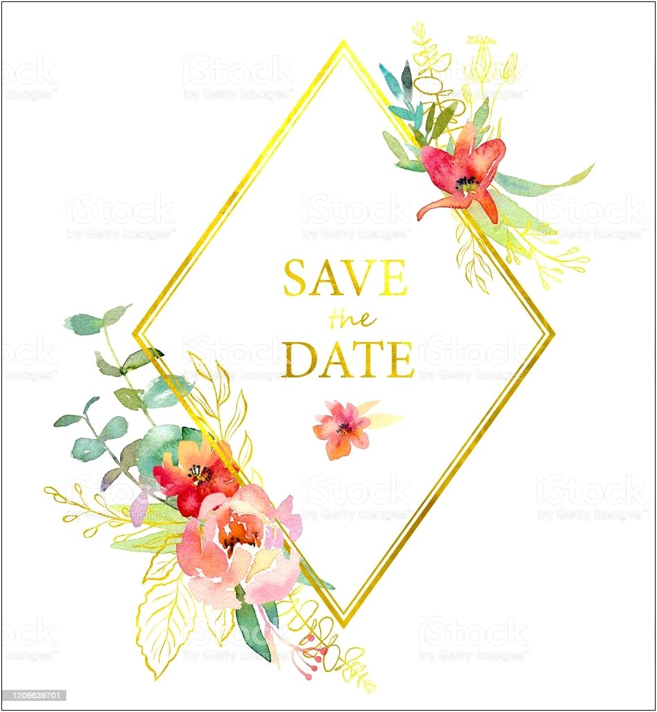 Flower Border Design For Wedding Invitation