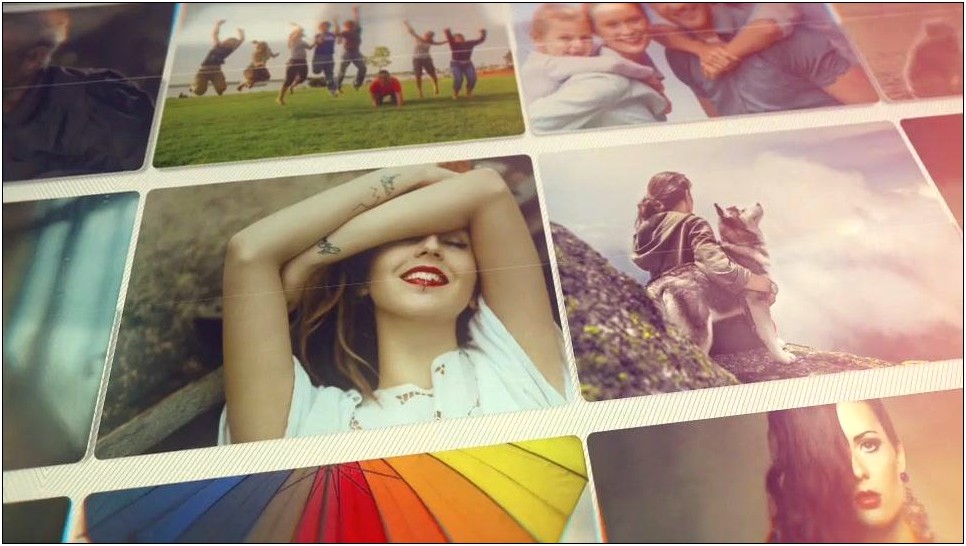 Folding Photos Slideshow After Effects Template Free Download