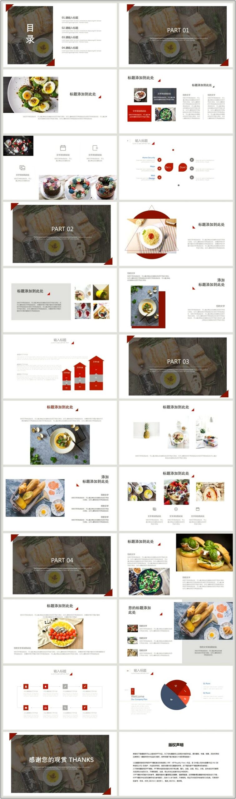 Food And Beverage Powerpoint Templates Free Download