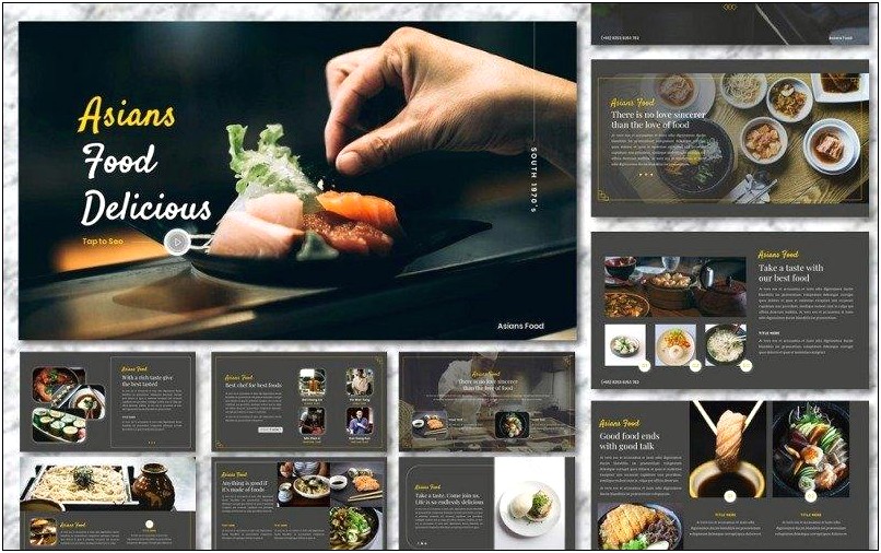 Food And Beverage Ppt Templates Free