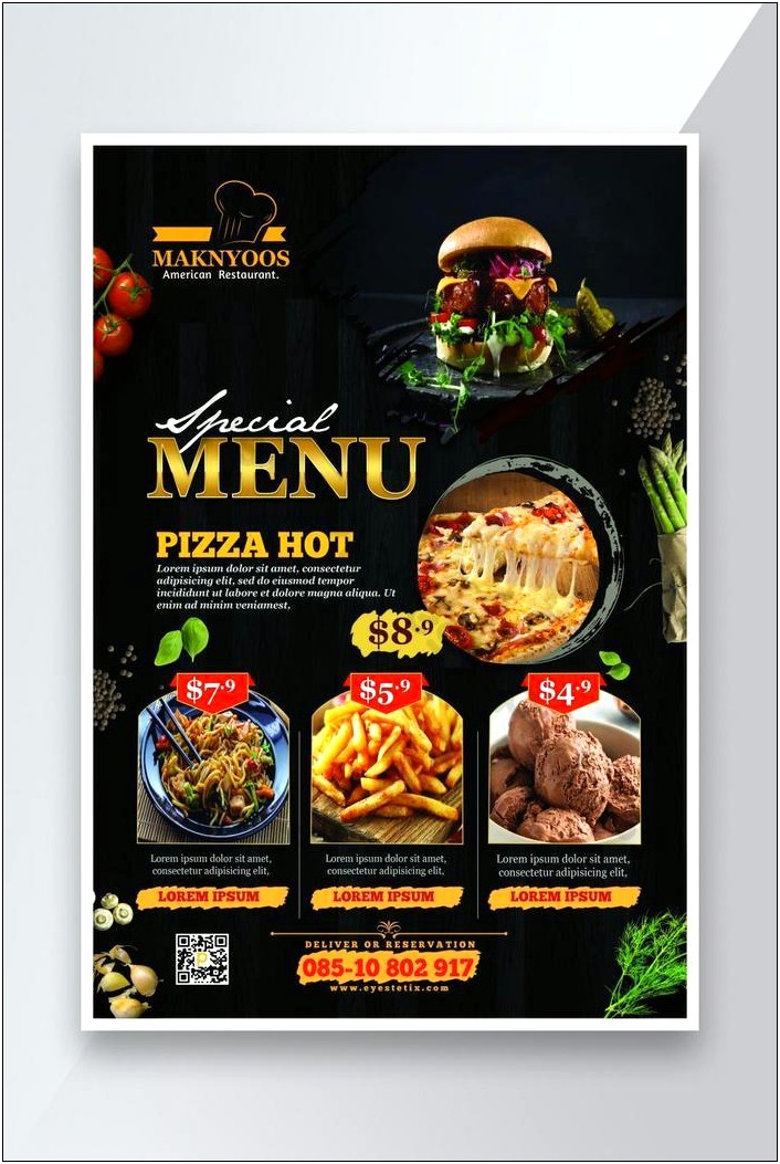 Food Flyer Template Psd Free Download