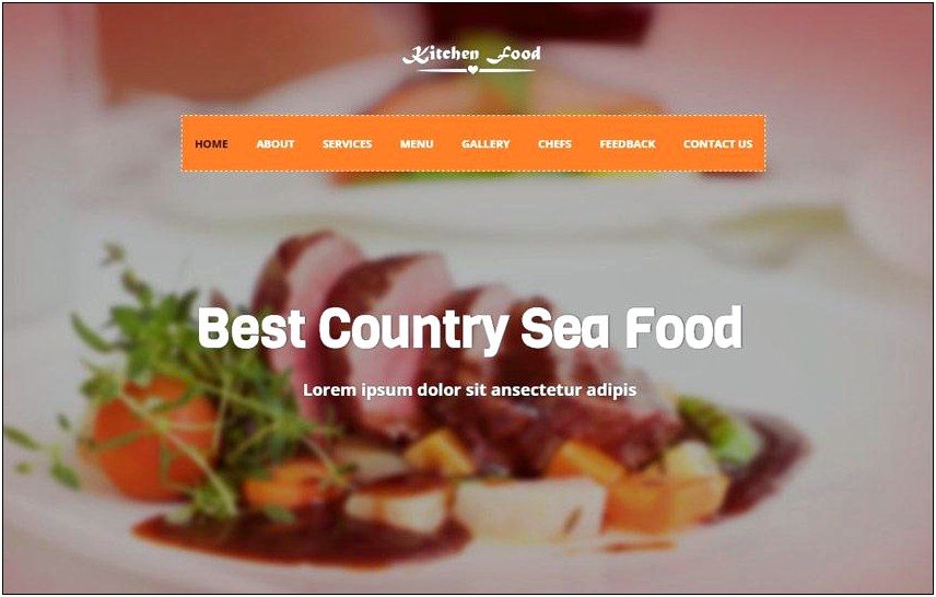 Fooday Restaurant Html Template Free Download