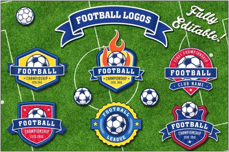 Football Logo Psd Template Free Download