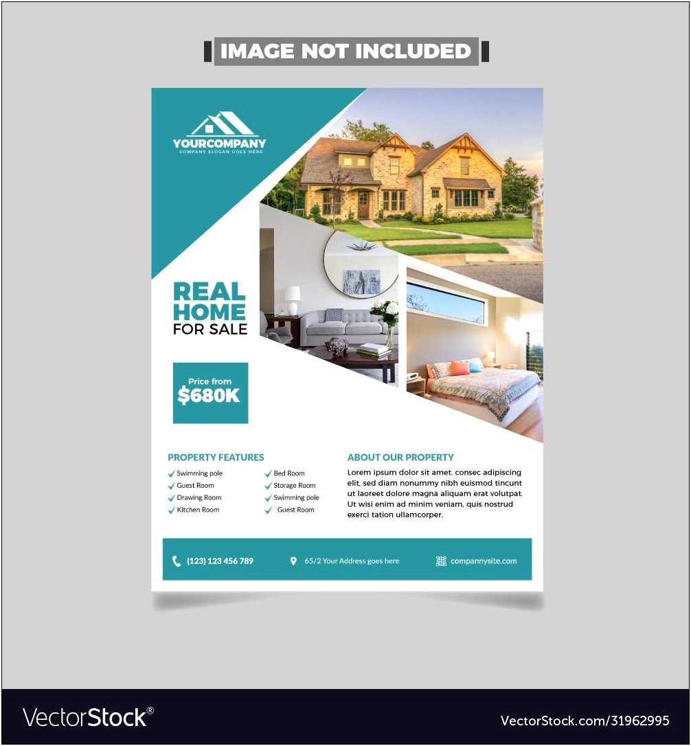 For Sale House Flyer Template Free