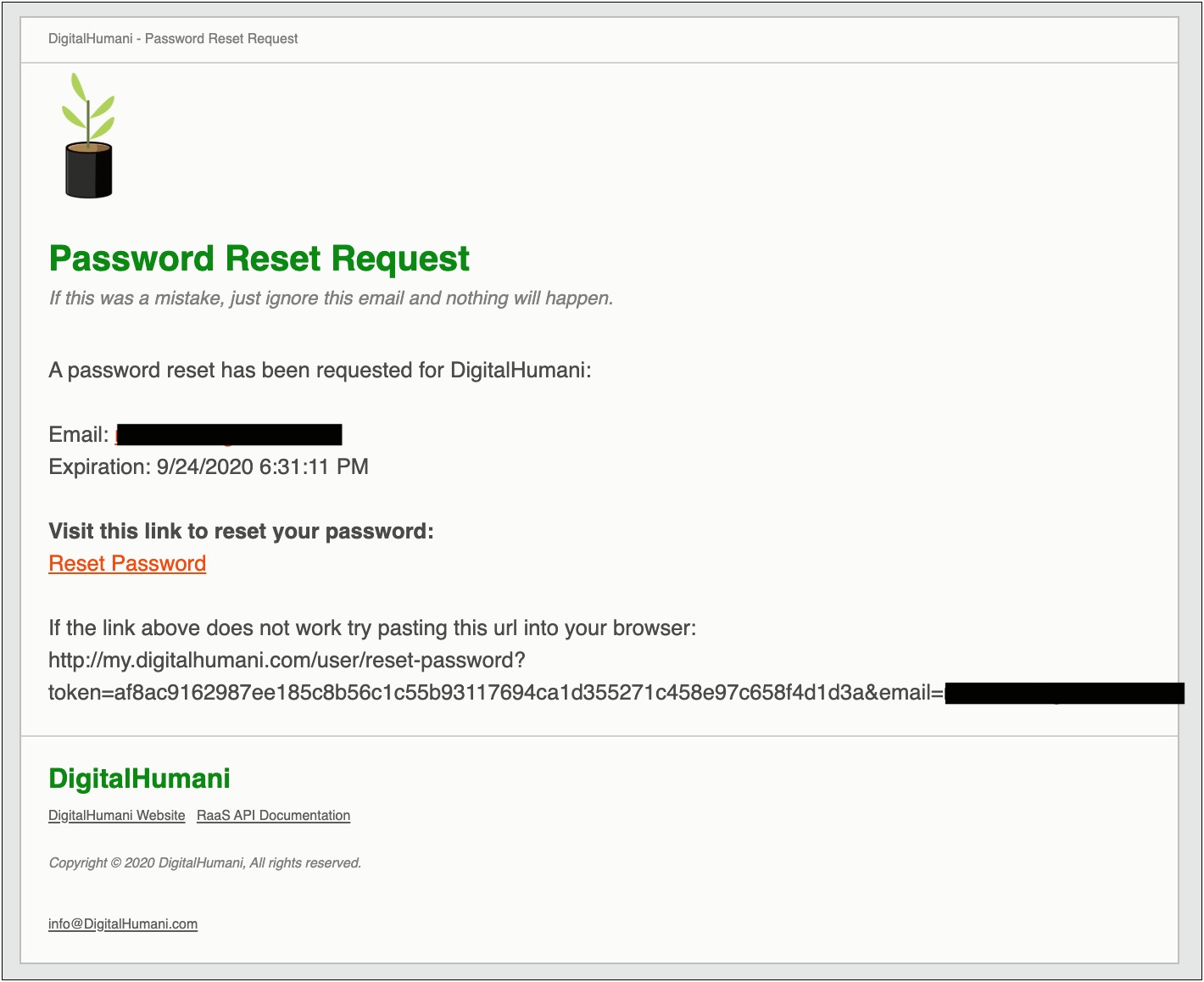 Forgot Password Email Template Html Free