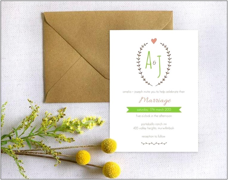 Formal Wedding Invitation Email For Colleagues