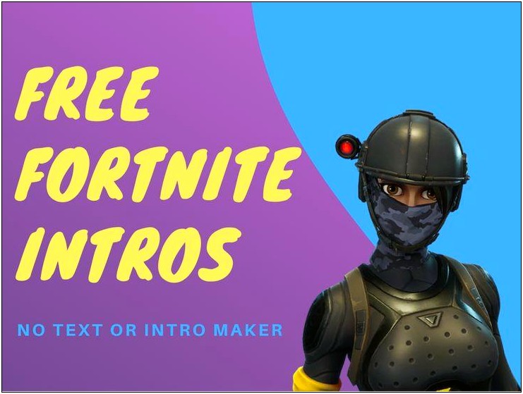Fortnite Intro Template Free After Effect