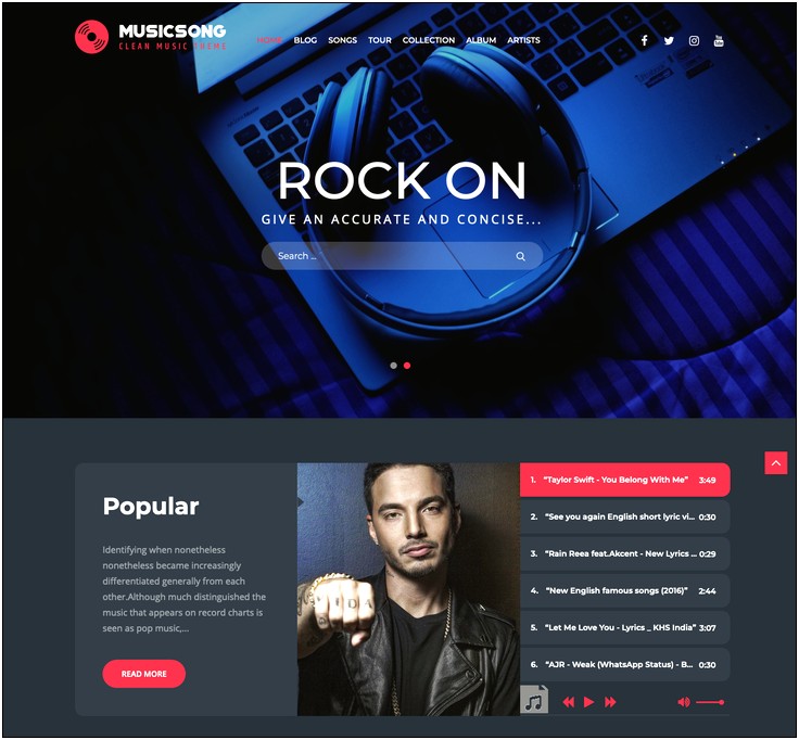 Fre Html5 Template For Beat Store