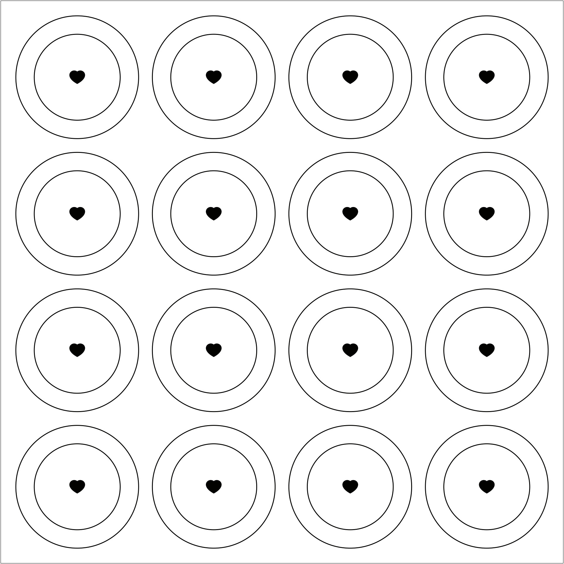 Free 1 Inch Circle Template Printable