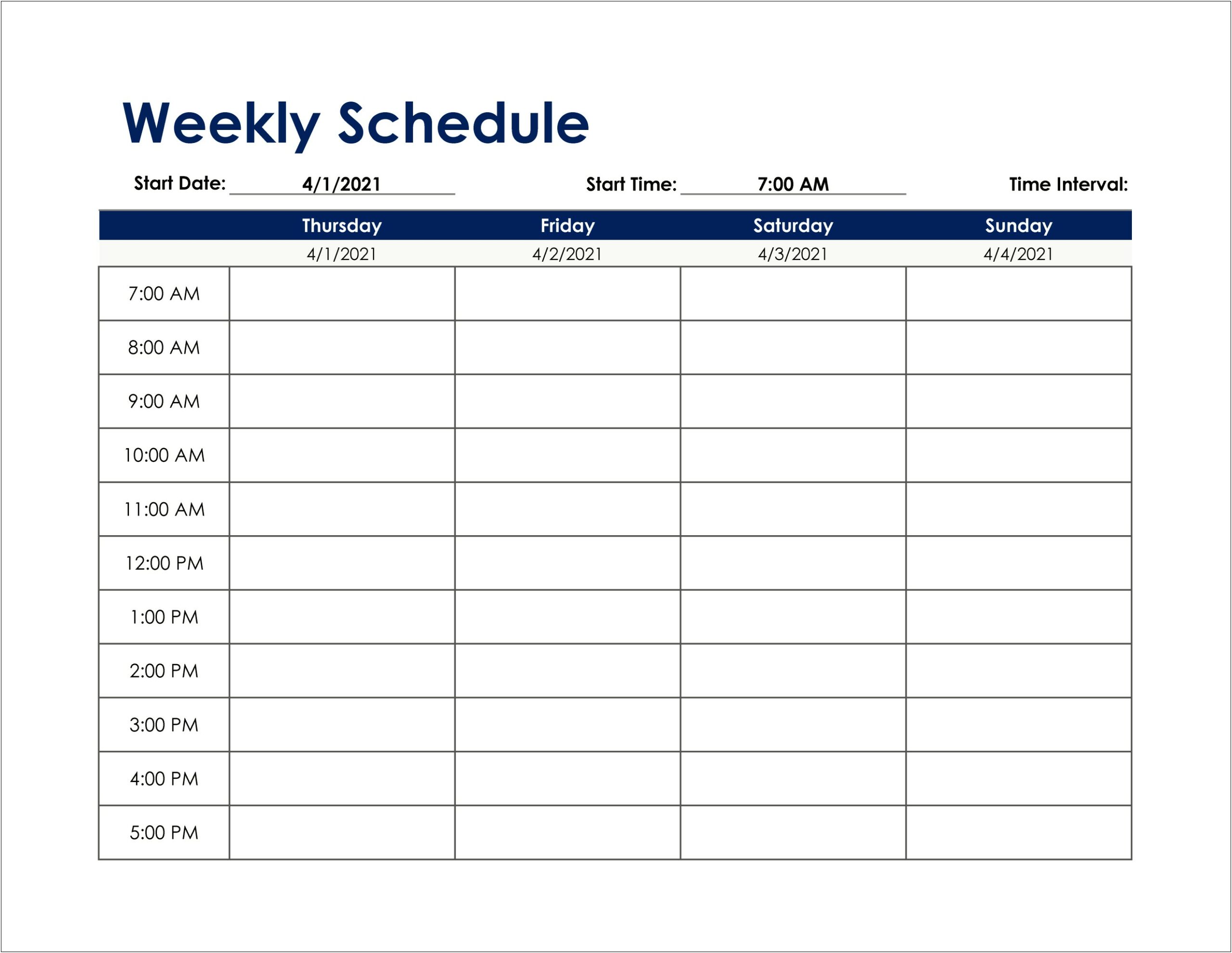 Free 12 Hour Shift Schedule Template