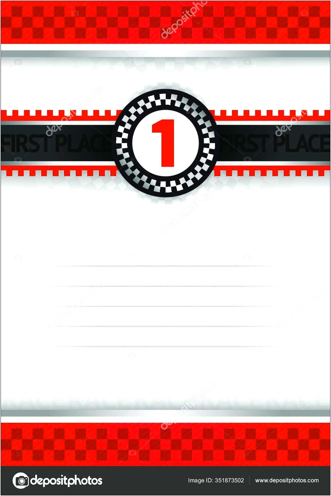 Free 1st Place Racing Award Certificate Template