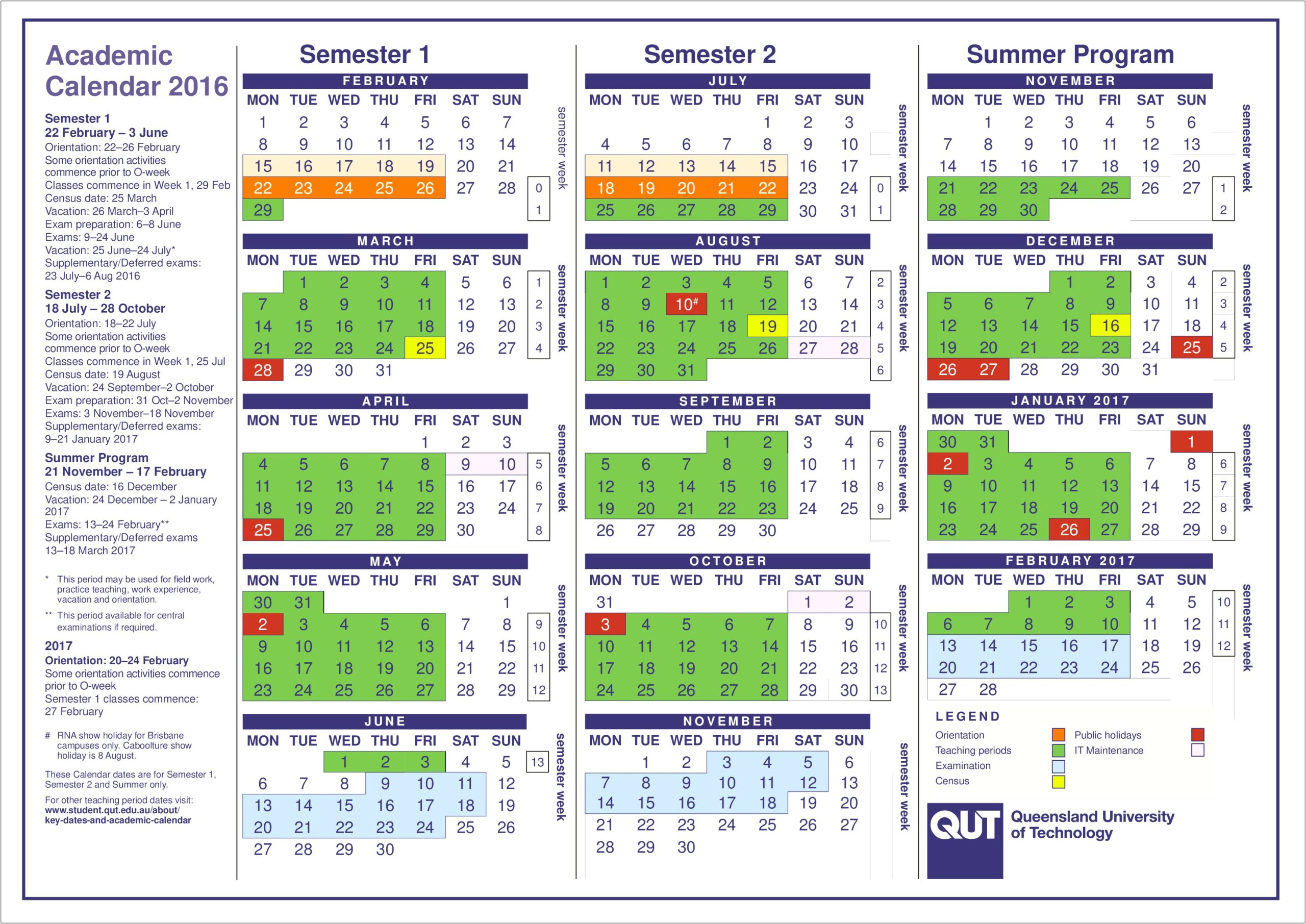 Free 2017 2018 School Calendar Templates