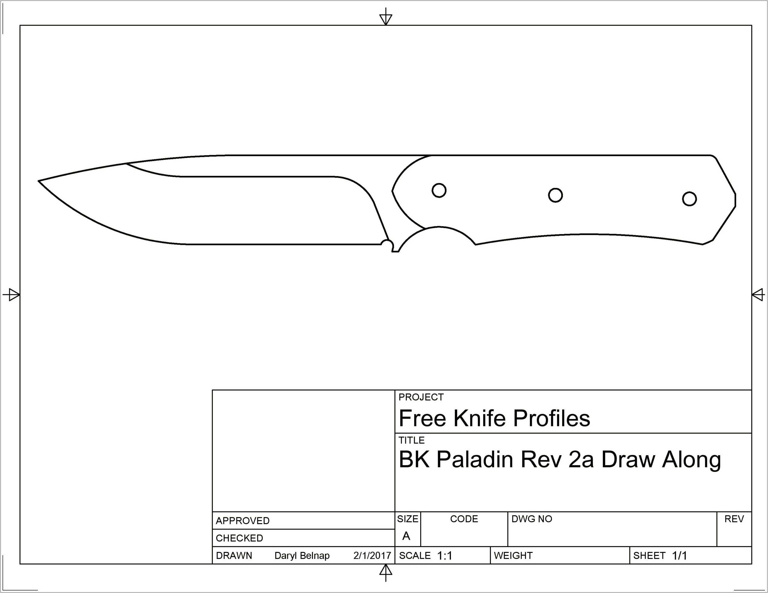 Free 2d Dxf Knife Template Files