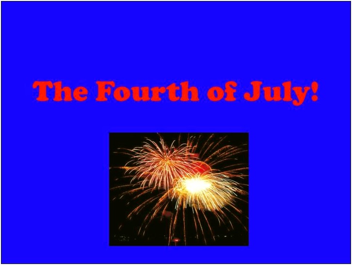 Free 4th Of July Powerpoint Template