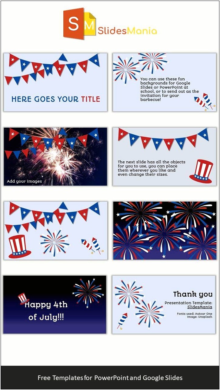Free 4th Of July Powerpoint Templates
