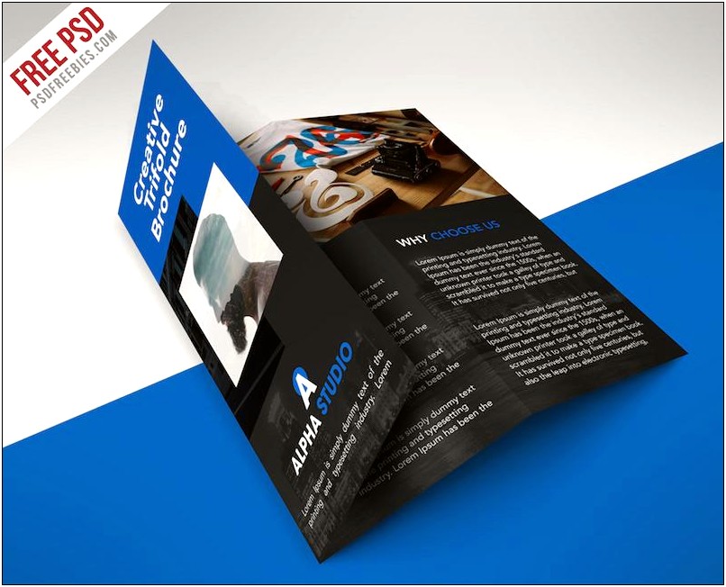 Free A4 Tri Fold Brochure Template Indesign