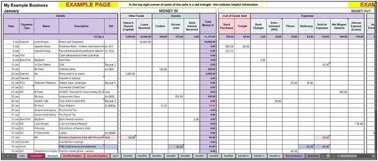 Free Accounting Cash Book Template Excel